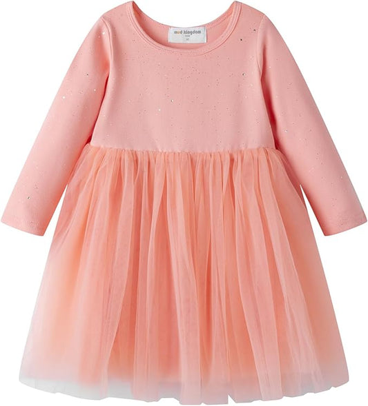 Mud Kingdom Sparkly Girls Tutu Dress Princess Plain Cute
