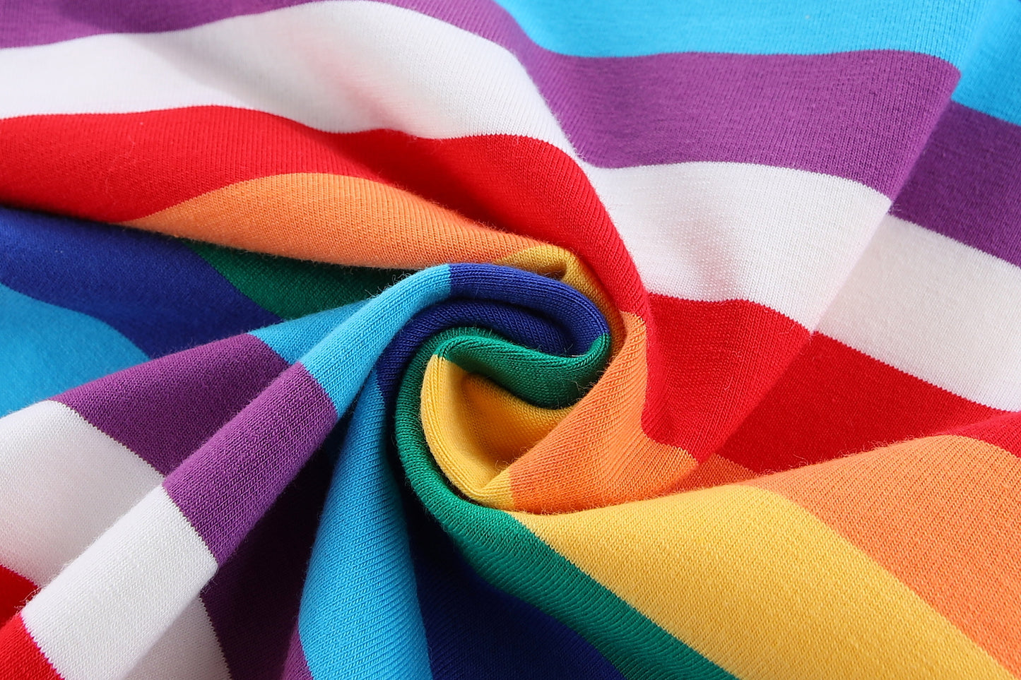1-8Y Kids Striped Polo T-Shirt | 100% Cotton | Rainbow/Black-White/Pink-Black | Breathable | Button Closure | Anti-Pinch Design